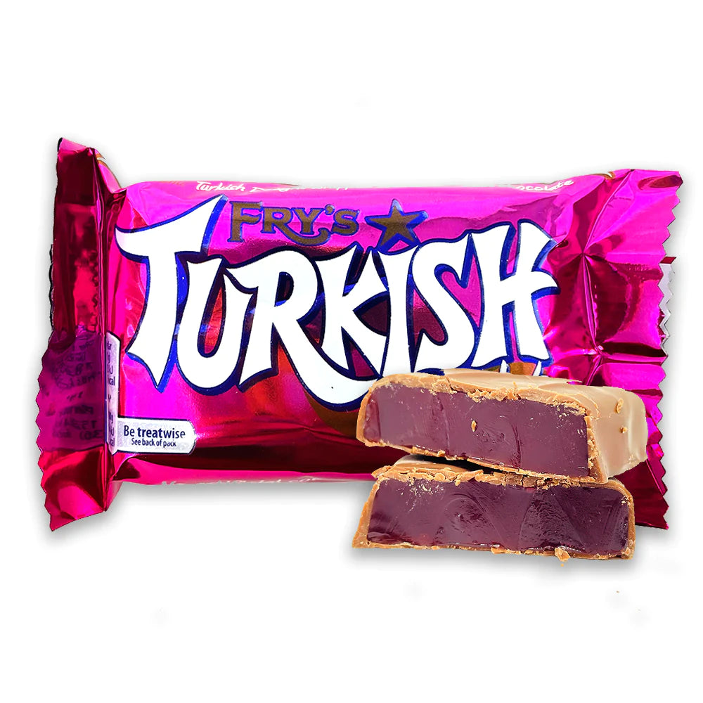 Frys Turkish Delight Gift Box - x5 Frys Turkish Delights 51g Bars Bundled With Frys Mini Turkish Delight Bars 105g - Chocolate Gift Ideal for Christmas